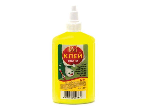 купить Клей ПВА-М в желтом флаконе, 125 гр в Ташкенте