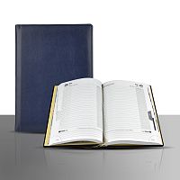купить Ежедневник А5 Buchkalender halbdatiert Ru Soft blau "Оптимун" софт