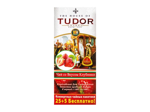 купить Чай "TUDOR" Клубника в Пакетиках 25+5 в Ташкенте