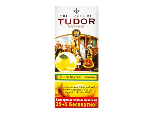 купить Чай "TUDOR" Лимон в Пакетиках  25+5 в Ташкенте