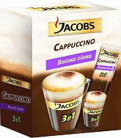 купить Jacobs 3 in 1 "Cappuccino" 12g