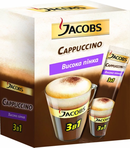 купить Jacobs 3 in 1 "Cappuccino" 12g в Ташкенте