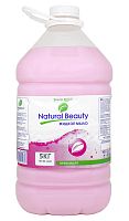 купить Мыло жидкое "NATURAL BEAUTY" (5 кг) крем- мыло розовое с антибактериальным эффектом