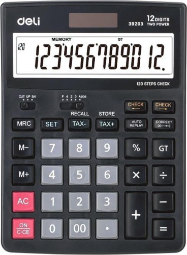 купить Калькулятор 12 разрядный 198*142*41 Deli E39203 в Ташкенте