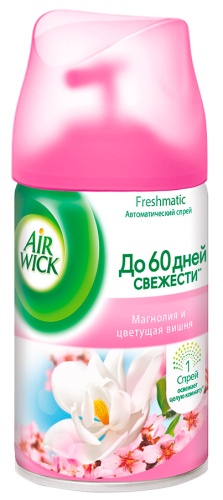 купить Airwick сменный балон к автом.освежителю воздуха "Магнолия/цвет.вишня"  250 мл в Ташкенте