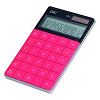 купить Калькулятор, 12 цифр, "Deli" E1589 (красный)