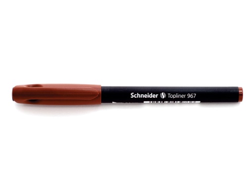 купить Ручка фетровая Schneirder Topliner 967 (0.4mm/корич) в Ташкенте