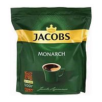 купить "Jacobs monarch" кофе натуральный растворимый сублимированный п/п пакет 6*500г